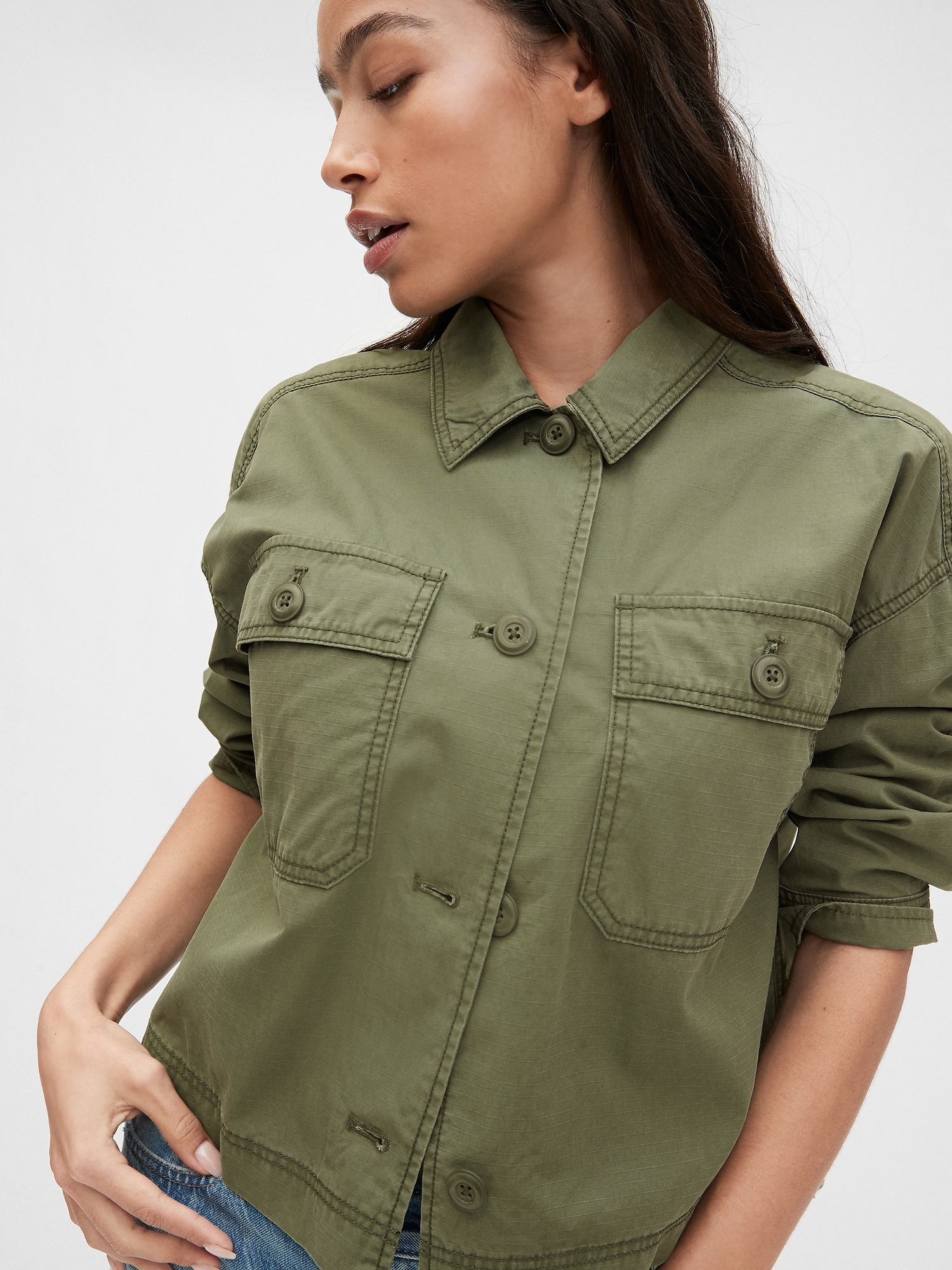gap women's utility jacket