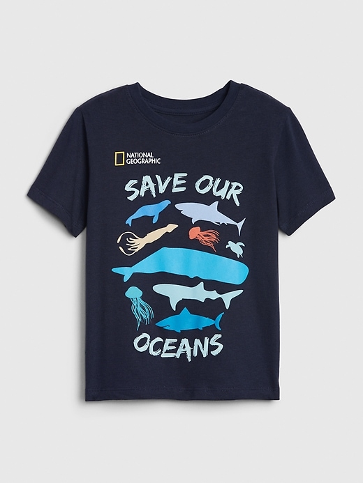 1 of 8 showing, with the color blue of product Baby & Toddler National Geographic™ Graphic T-Shirt