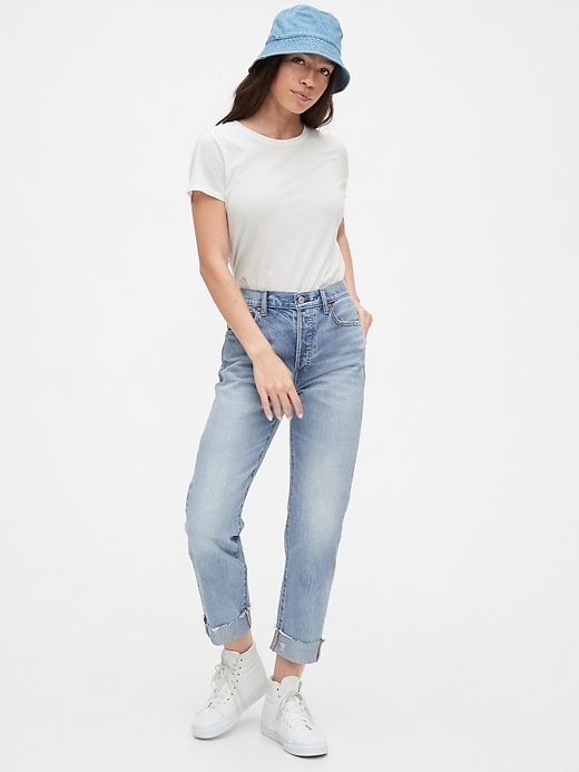 Image number 3 showing, Mid Rise Boyfriend Jeans