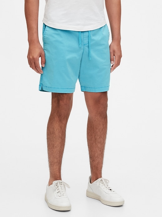 1 of 8 showing, with the color maui blue of product Easy Shorts