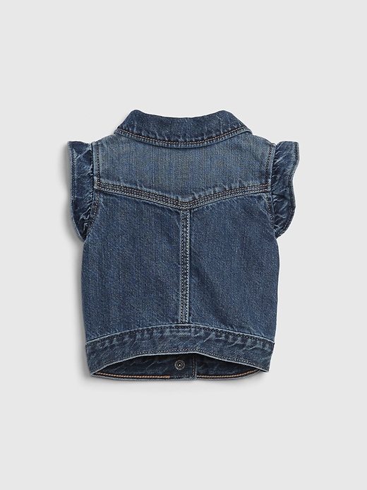 Image number 2 showing, Baby Denim Vest