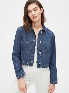 gap denim vest women