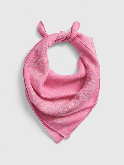 1 of 8 showing, with the color classic pink of product 100% Organic Cotton Print Bandana