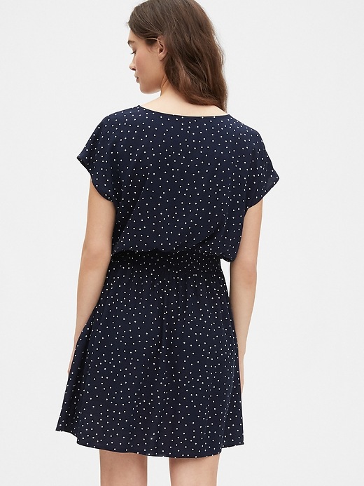 Image number 2 showing, Short Sleeve Print Dress