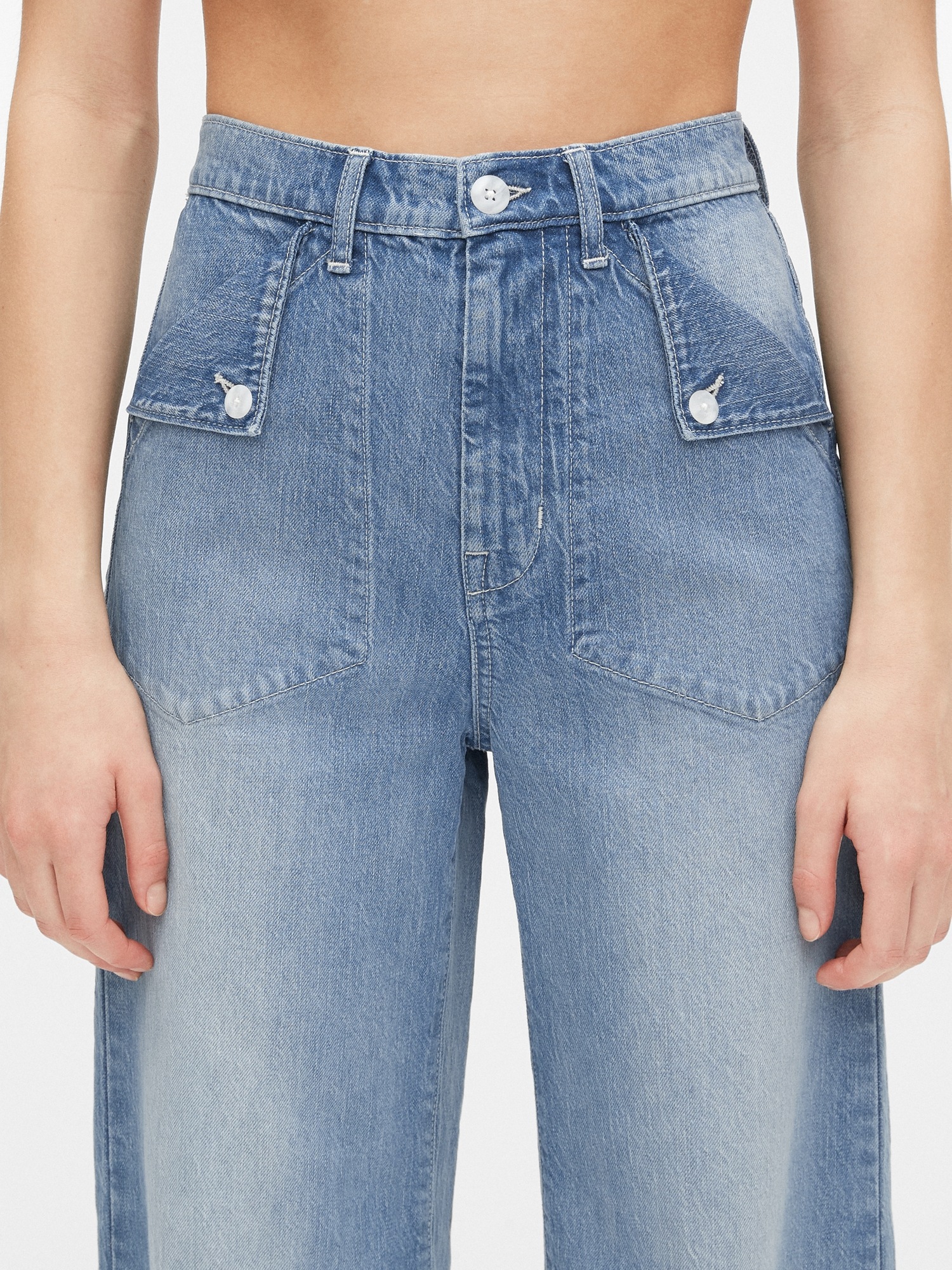 gap sky high jeans