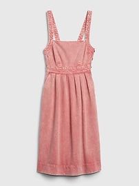 denim dress pink