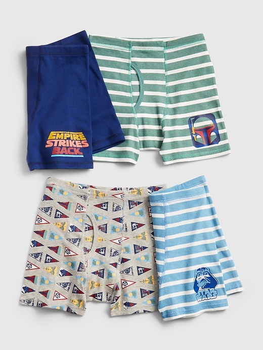 1 of 8 showing, with the color multi of product GapKids &#124 StarWars™ Briefs