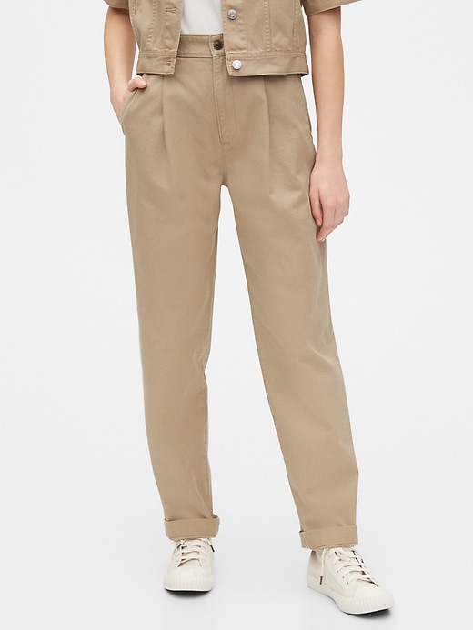 Image number 1 showing, Gap Originals Pleated Khaki Pants