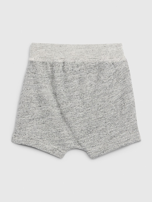 2 of 8 showing, with the color light grey marl of product Baby Kangaroo Pocket Shorts