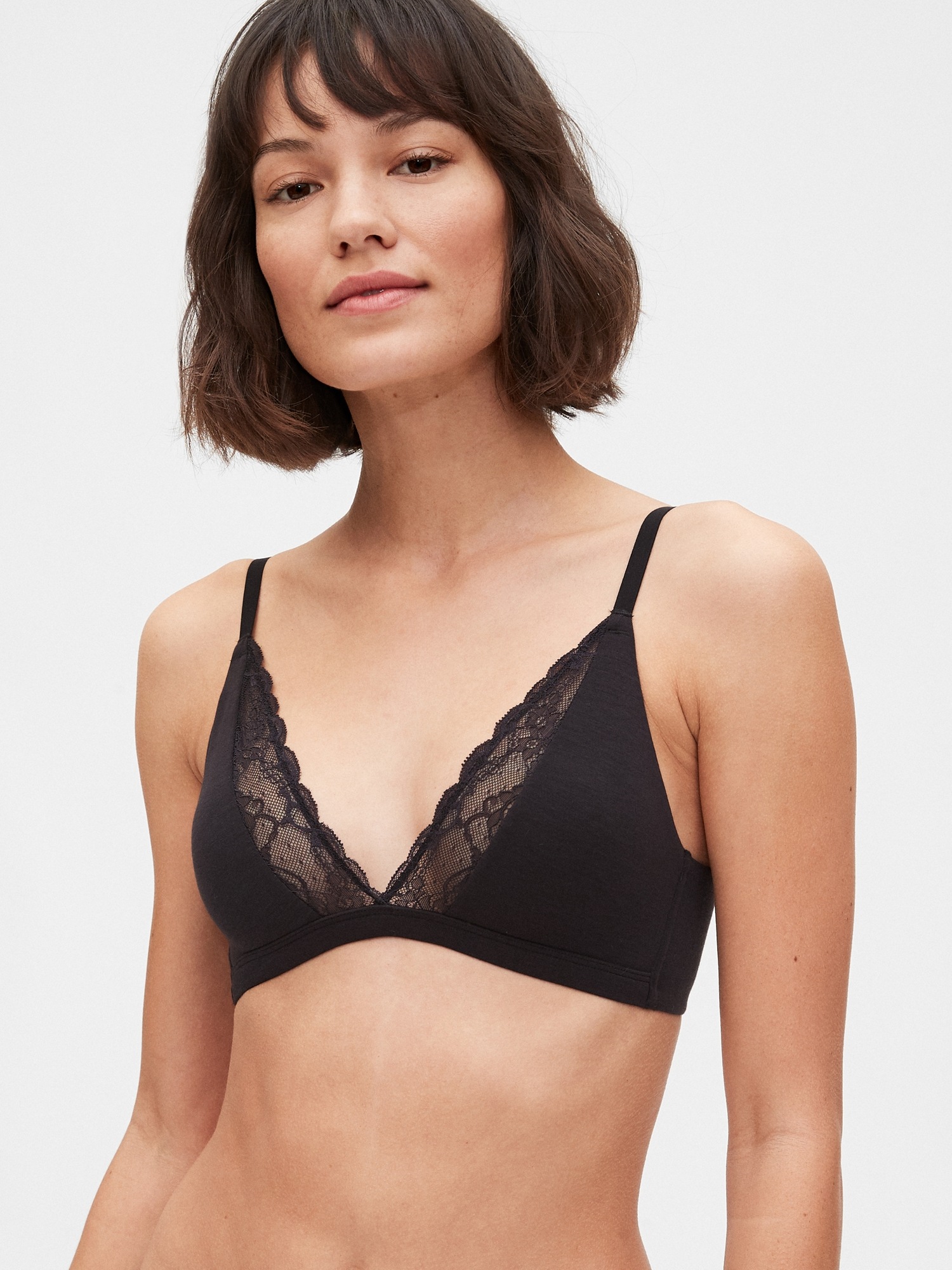 Breathe Lace Plunge Bralette