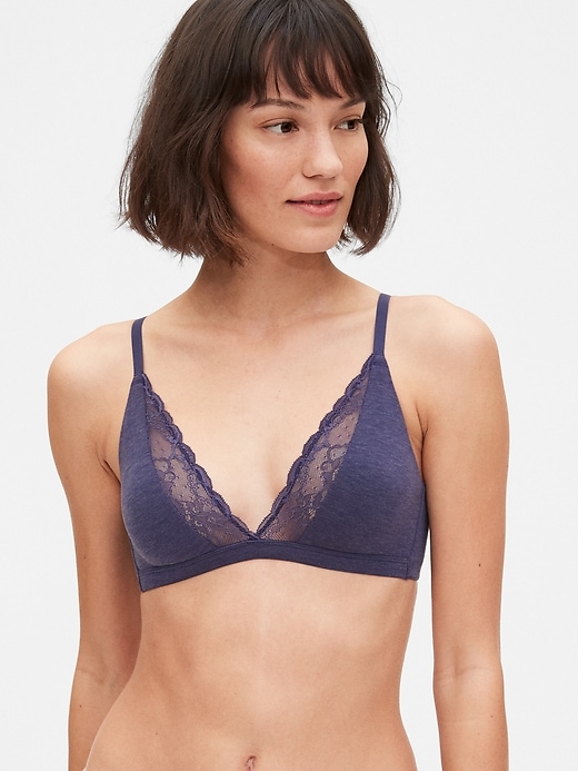 Image number 5 showing, Breathe Lace Plunge Bralette