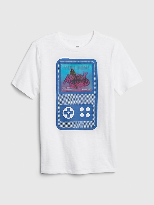 Image number 2 showing, Kids Hologram Graphic T-Shirt