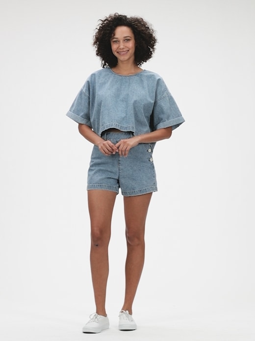 Button Back Denim Shirt | Gap Button Back Denim Shirt | Gap