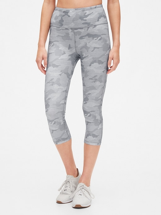 Image number 1 showing, GapFit High Rise Capris in Eclipse