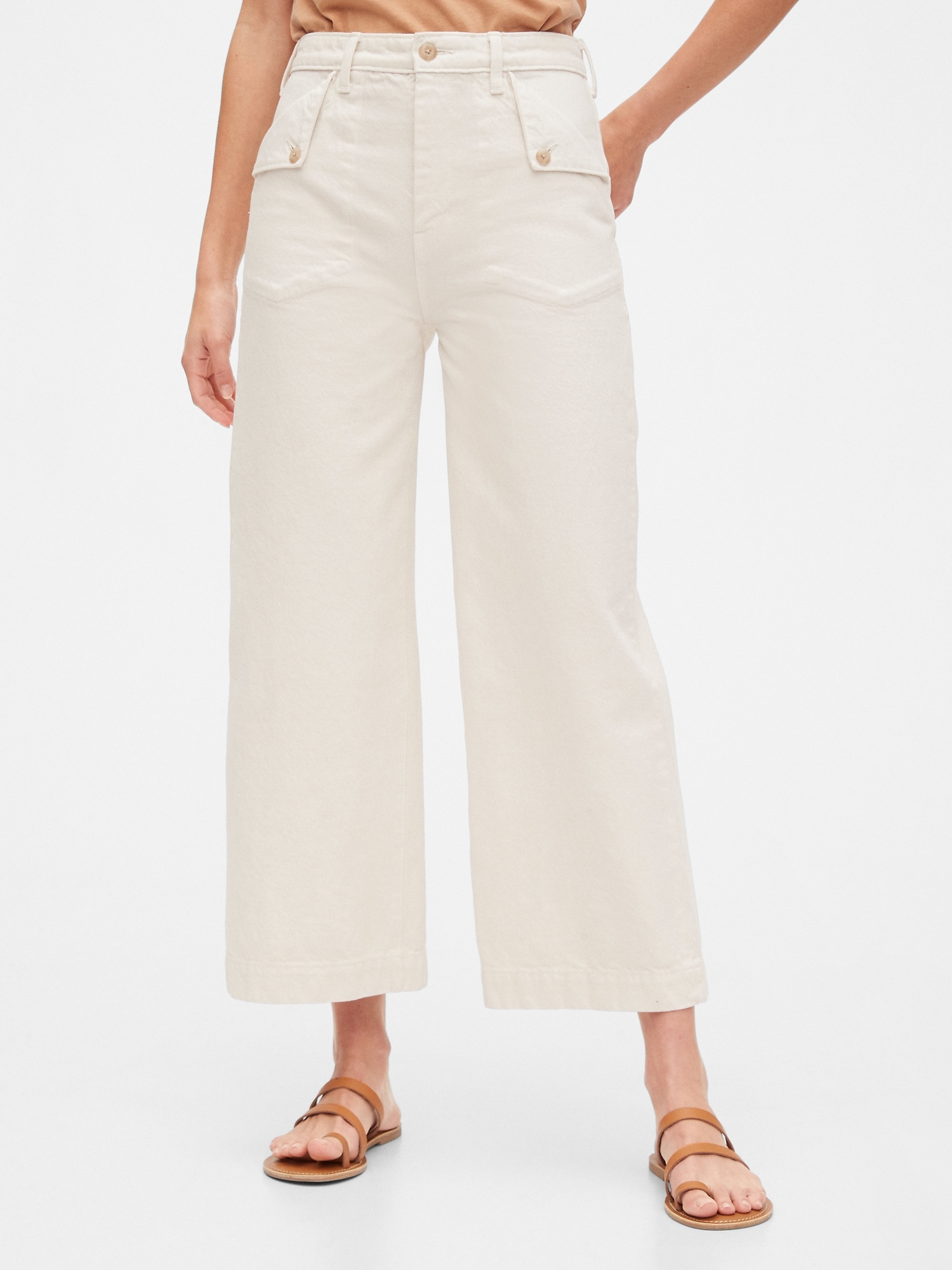 gap sky high wide leg jeans