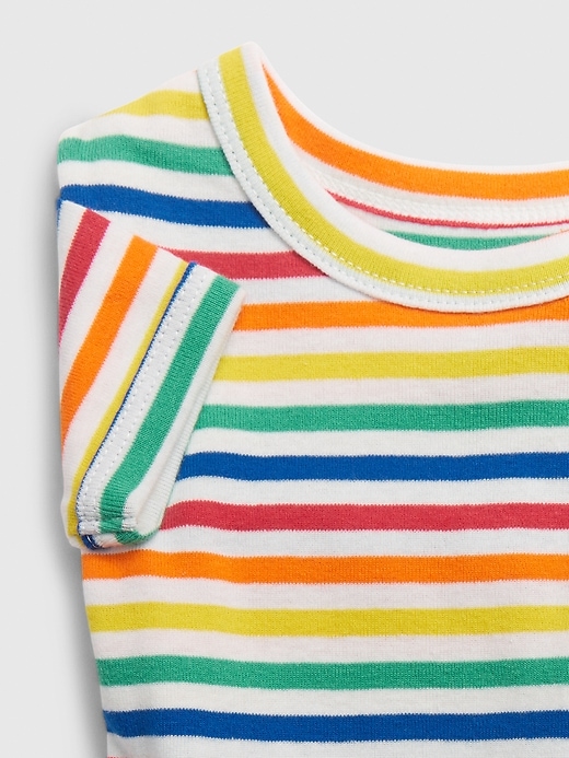 Image number 2 showing, babyGap Rainbow Stripe PJ Set