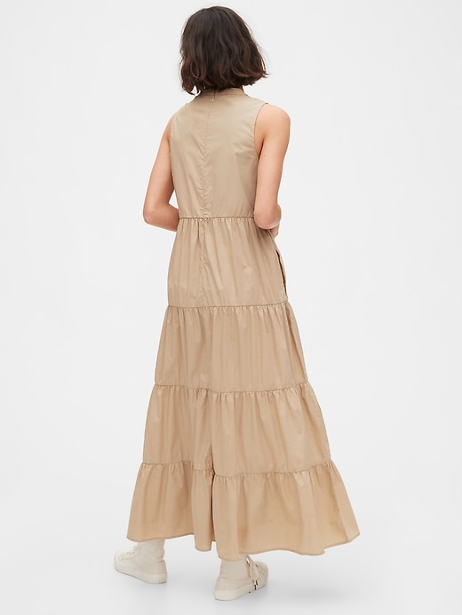 Image number 2 showing, Sleeveless Tiered Maxi Dress