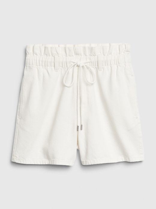 Image number 2 showing, Paperbag Pull-On Denim Shorts