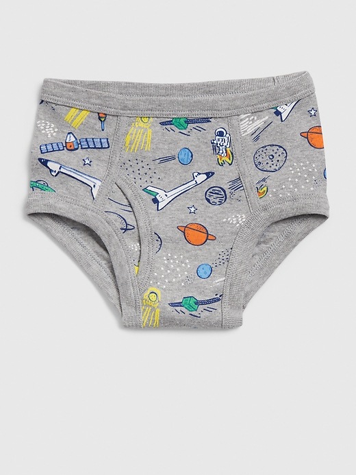 2 of 8 showing, with the color multi of product Toddler Assorted Space Briefs (7-pack)