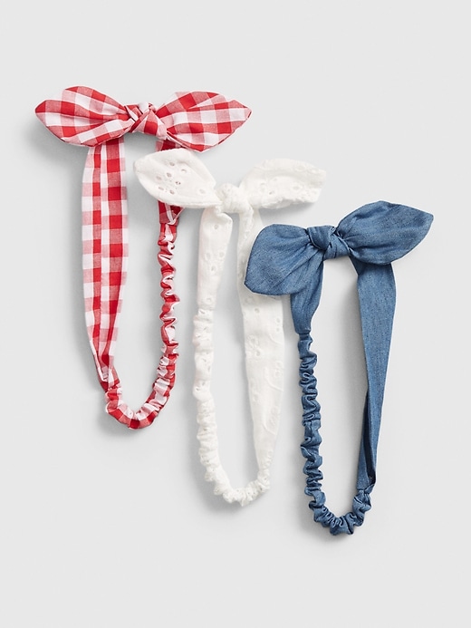 View large product image 1 of 1. Baby Headband With Bow (3-Pack)