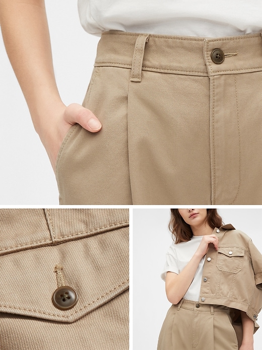 Image number 2 showing, Gap Originals Pleated Khaki Pants