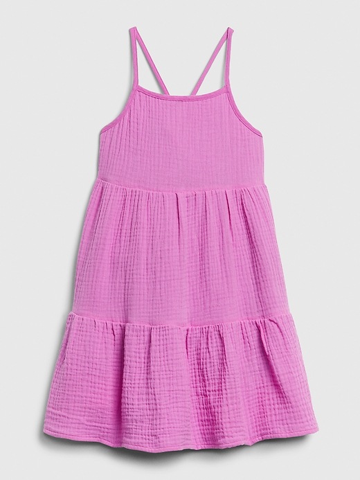 Image number 1 showing, Toddler Gauze Dress
