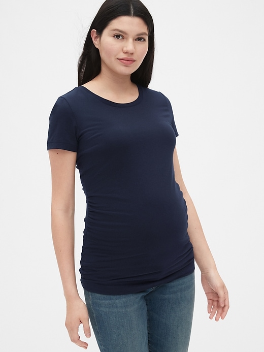 View large product image 1 of 1. Maternity Pure Body Crewneck T-Shirt