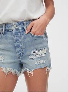 high rise cheeky shorts