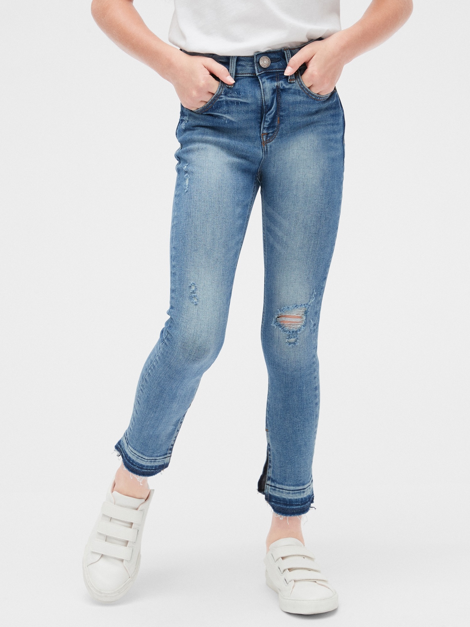 gap white jeggings