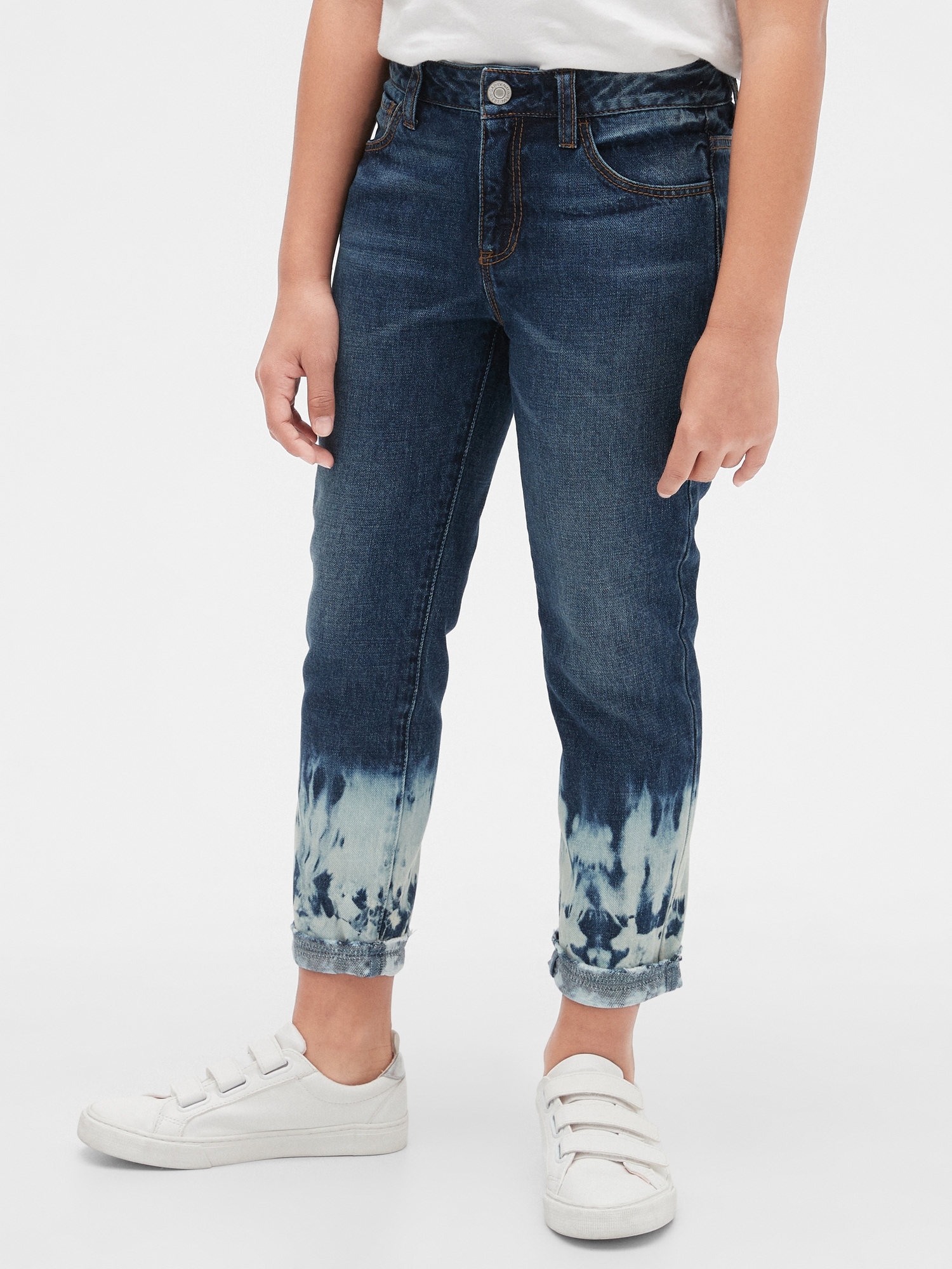 Kids DipDye Girlfriend Jeans Gap
