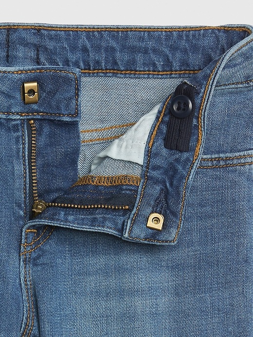 Image number 4 showing, Kids Distressed Straight Jeans with Stretch