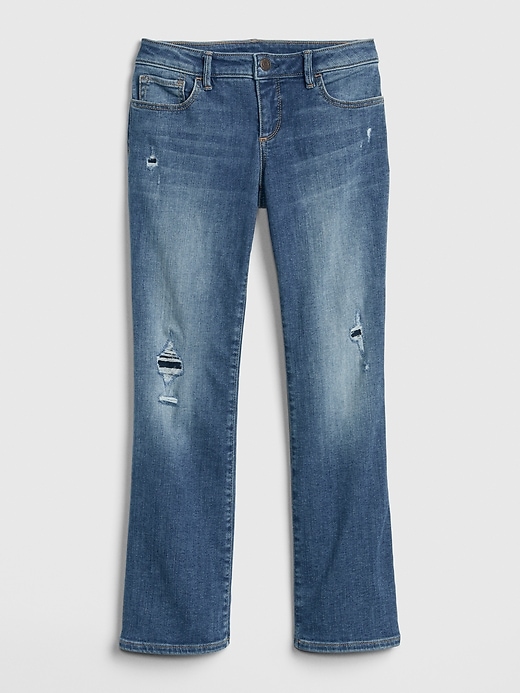 Image number 2 showing, Kids Destructed Boot Jeans with Stretch