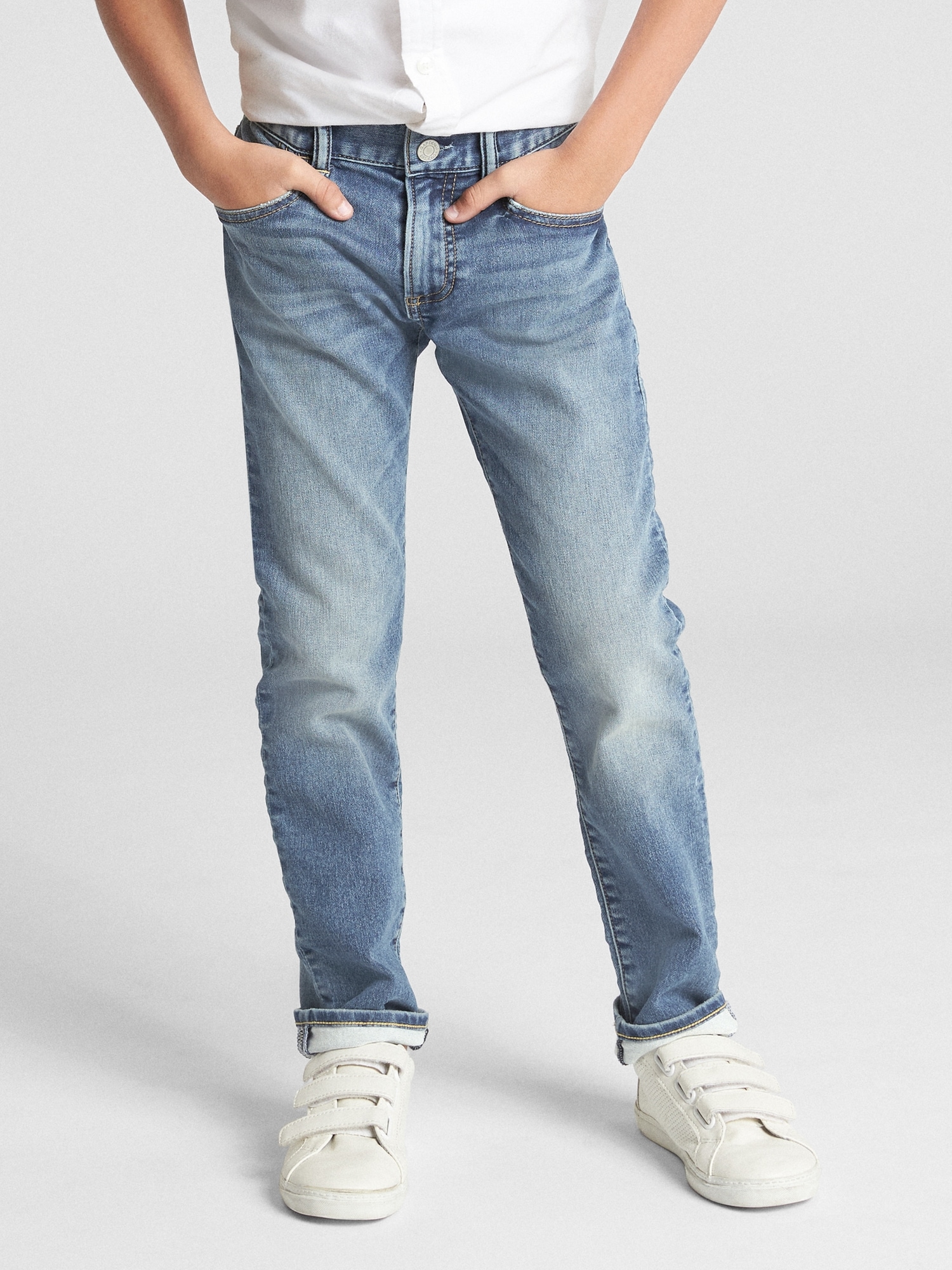 Kids Slim Jeans with Washwell™