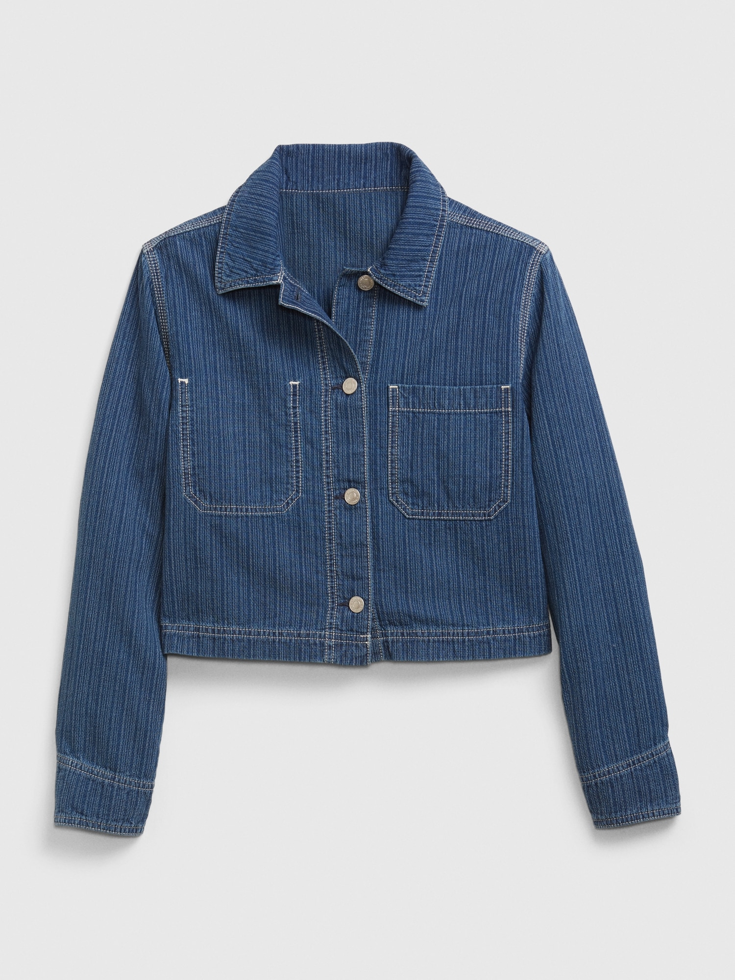 1969 Premium Cropped Denim Chore Jacket