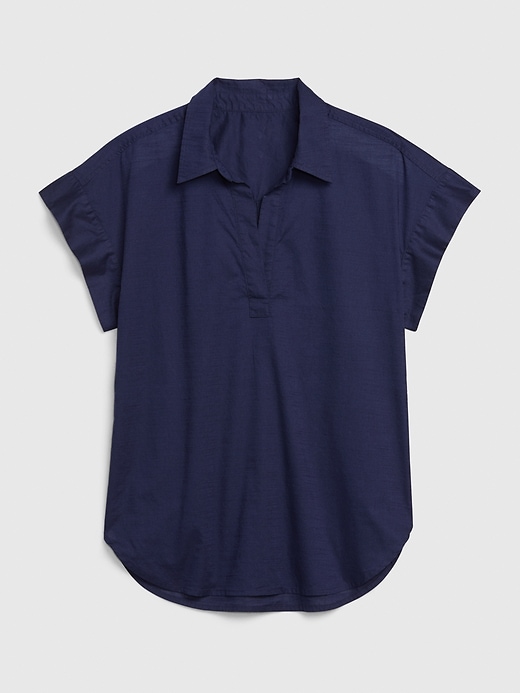 View large product image 1 of 1. Collared Popover Top