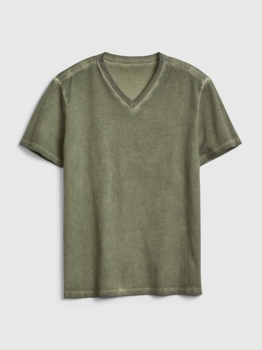 View large product image 1 of 1. Sun Faded V-Neck T-Shirt