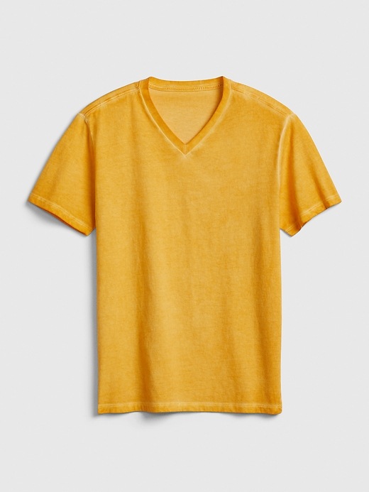 View large product image 1 of 1. Sun Faded V-Neck T-Shirt