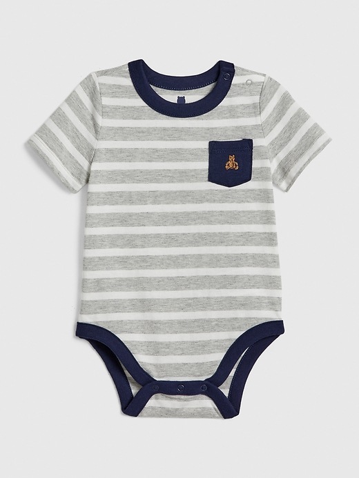View large product image 1 of 1. Baby Mix and Match Stripe Bodysuit