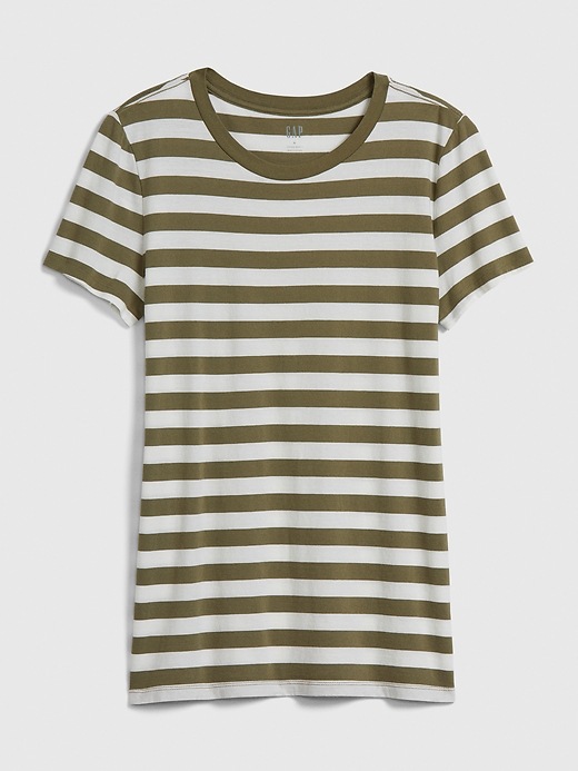 View large product image 1 of 1. Vintage Wash Stripe Crewneck T-Shirt