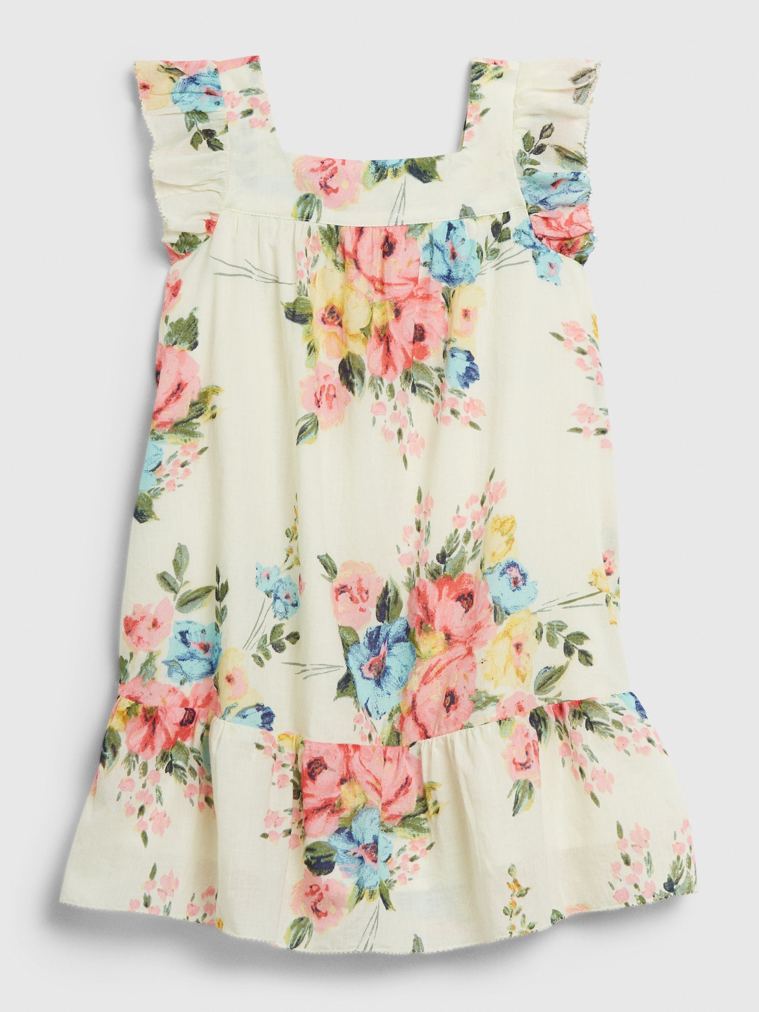 gap ruffle dress