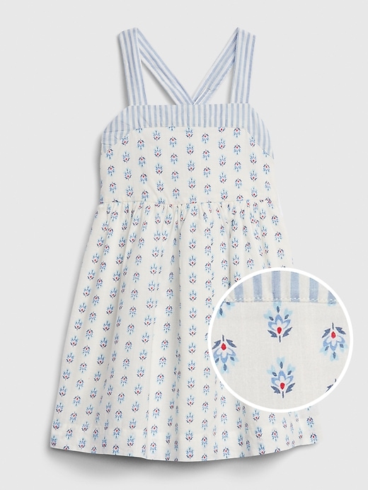 Image number 1 showing, Toddler Paisley Strap Dress.