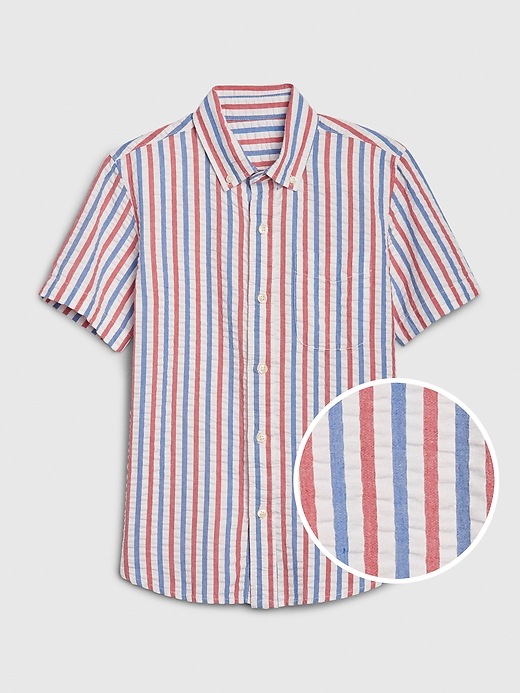 Image number 1 showing, Kids Candy Stripe Button-Down Shirt