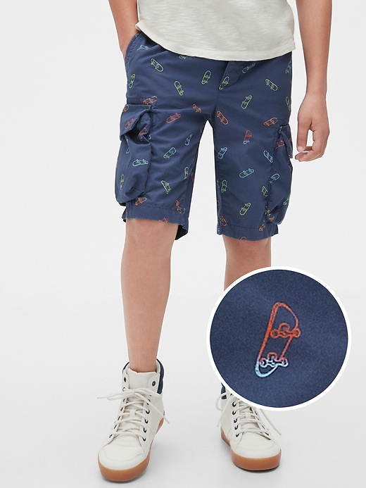 Image number 1 showing, Kids Pull-On Cargo Shorts