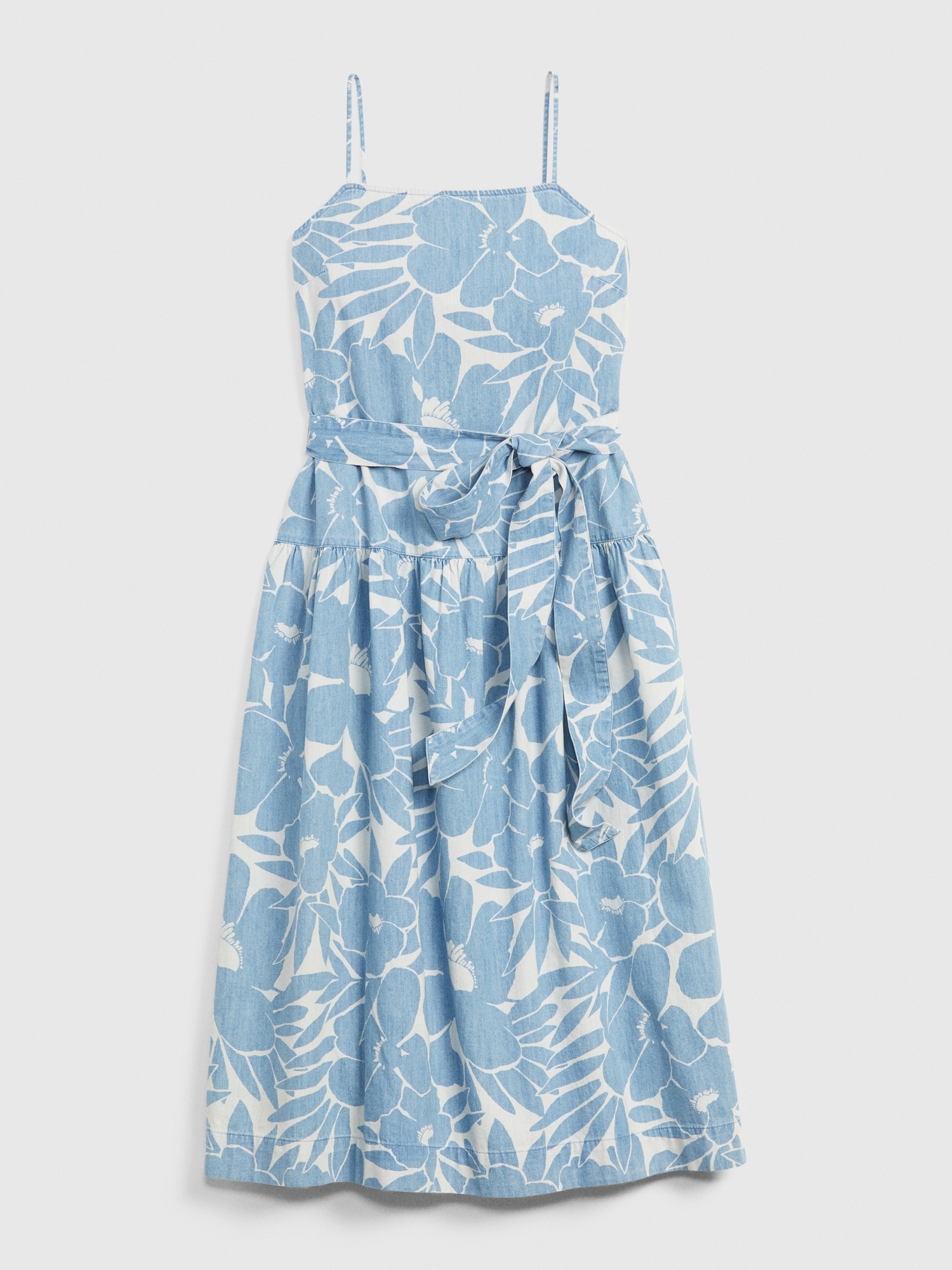 next denim maxi dress