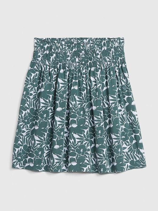 View large product image 1 of 1. Smocked Print Skirt