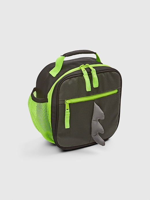 1 of 8 showing, with the color shark fin of product Kids Dinosaur 3D Lunchbag