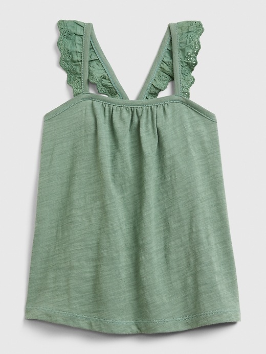 View large product image 1 of 1. Toddler Lace Tank Top