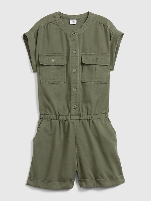 View large product image 1 of 1. Kids Utility Rompers