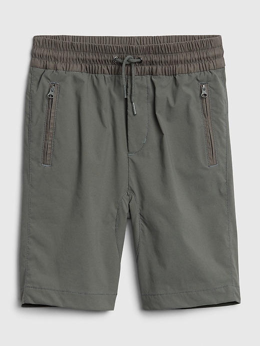Image number 1 showing, Kids Hybrid Pull-On Shorts with Quick Dry