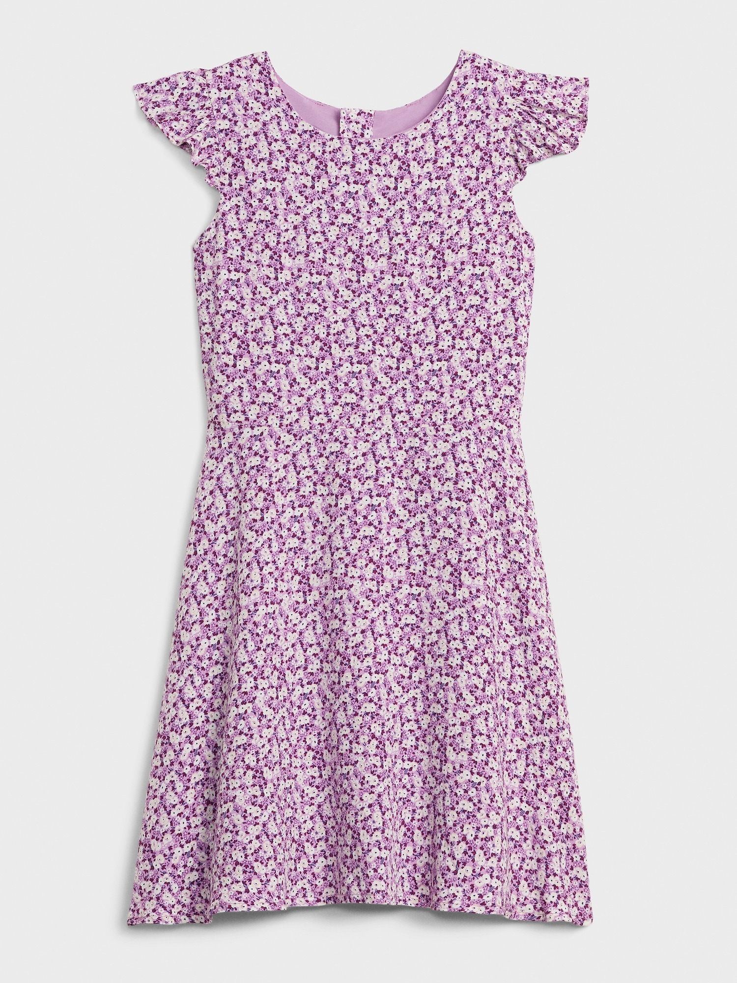 gap ruffle dress